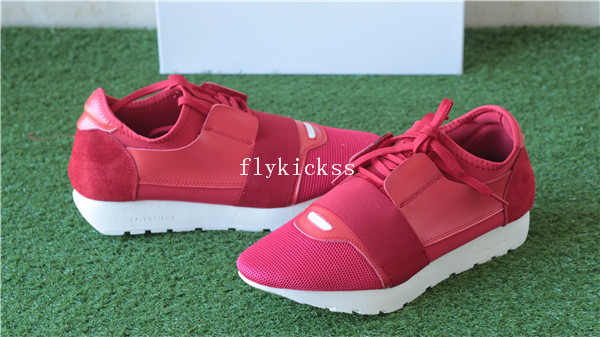 Balenciaga Race Runner Trainers Red